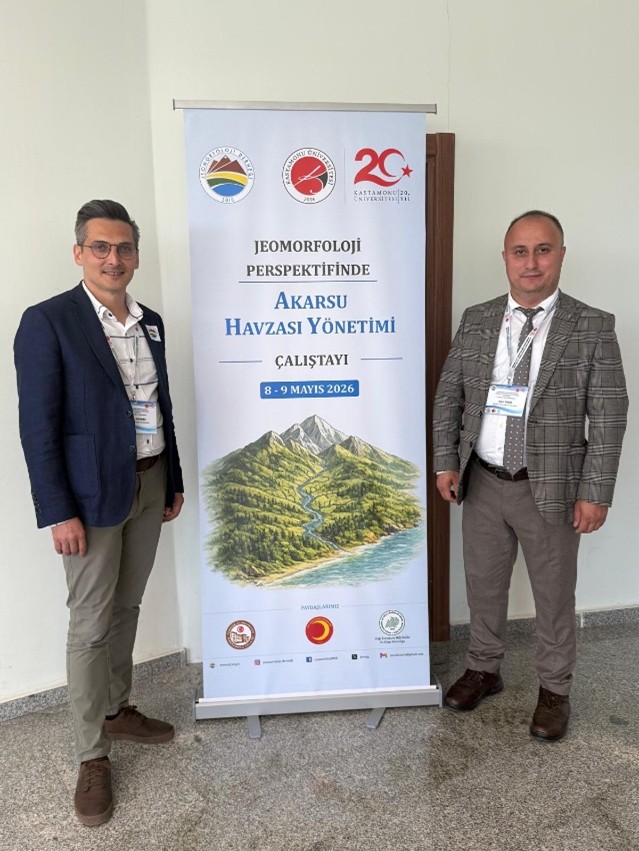 Öğretim Üyelerimiz "Jeomorfoloji Perspektifinde Akarsu Havzası Yönetimi " Çalıştayında Bölümümüzü Başarıyla Temsil Etti
